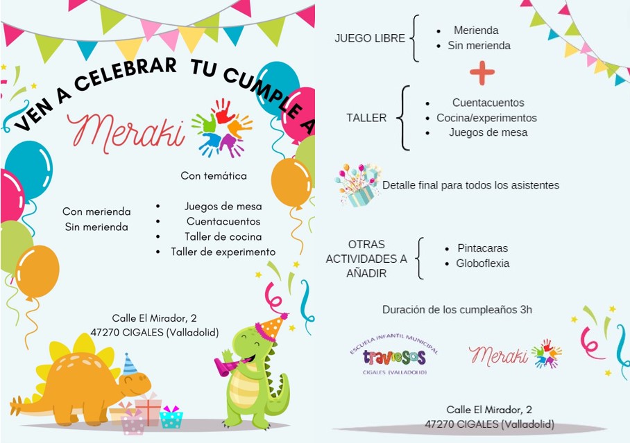INFORMACI&Oacute;N CUMPLEA&Ntilde;OS